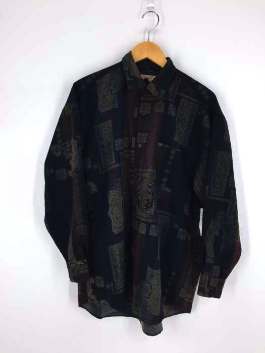 USED古着（ユーズドフルギ） 韓国製 CYGNUS 総柄長袖シャツ メンズ トップス