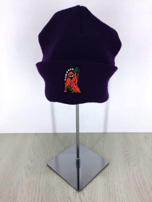 HOMERUN(ホームラン) ワンポイント刺繍ニット帽子 メンズ 帽子