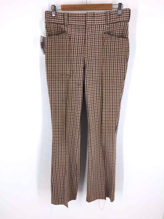 HAYES（ヘイズ） チェック柄 センタープレス スラックスパンツ ブーツカット メンズ パンツ