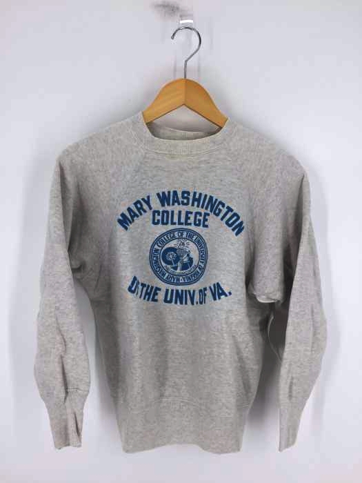 USED古着（ユーズドフルギ） MARY WASHINGTON COLLEGE 三段 カレッジプリント ラグランスリーブ スウェット メンズ トップス