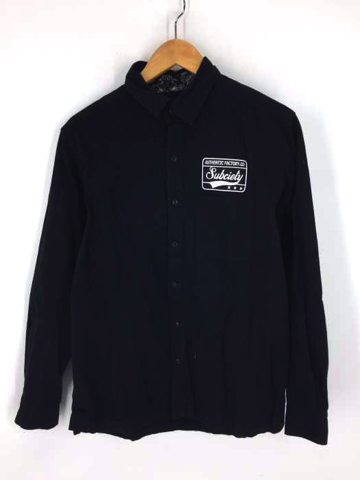 Subciety（サブサエティ） EMBLEM SHIRT L/S-Plain メンズ トップス