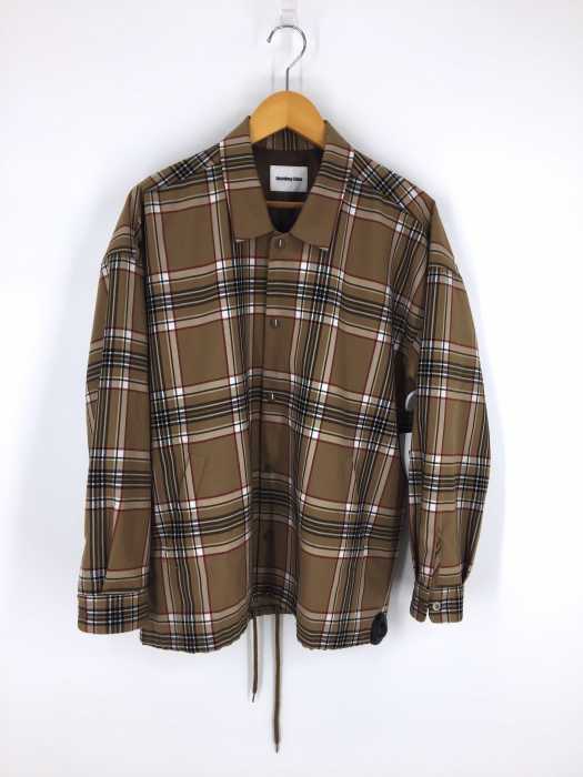 MONKEY TIME (モンキータイム) TW BEIGE TARTAN COACH JACKET メンズ アウター