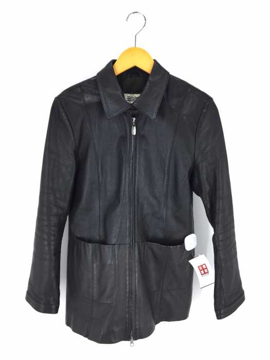 ESPRIT(エスプリ) ジップアップレザージャケット レディース アウター