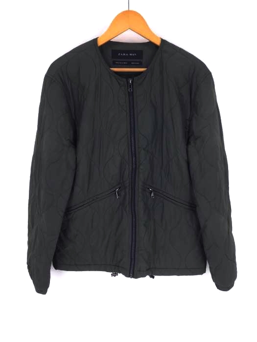 ZARA MAN（ザラマン） ノーカラーキルティングジャケット メンズ アウター