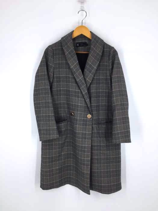 DATI RETRO STYLING(レトロスタイリング) グレンチェック ダブルブレストコート レディース アウター