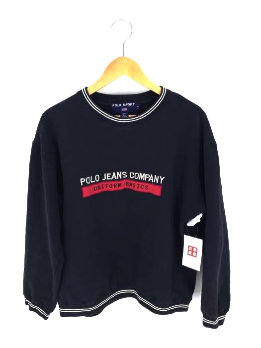 POLO SPORT RALPH LAUREN(ポロスポーツラルフローレン) MADE IN USA フロントロゴ刺繍 クルーネックスウェット メンズ トップス