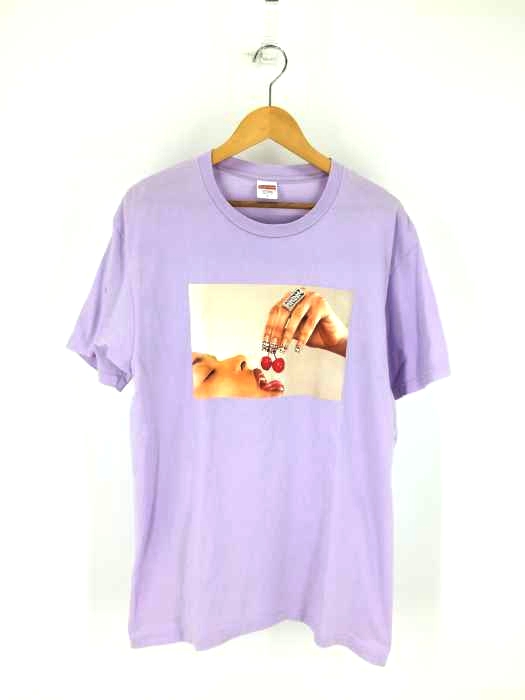 Supreme（シュプリーム） Cherries Tee Light Purple メンズ トップス