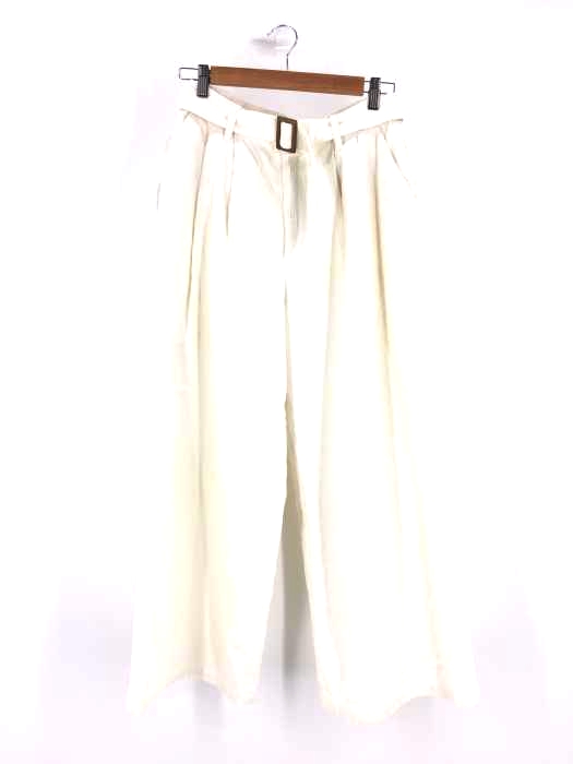 BEAMS HEART（ビームスハート） ベルテッドコーデュロイワイドパンツ レディース パンツ