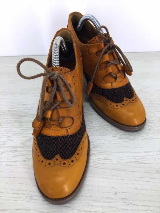 REGAL×Harris Tweed（リーガル） ウイングチップシューズ レディース シューズ
