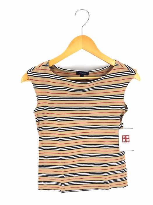 BURBERRY LONDON（バーバリーロンドン） ボートネックボーダーカットソー レディース トップス