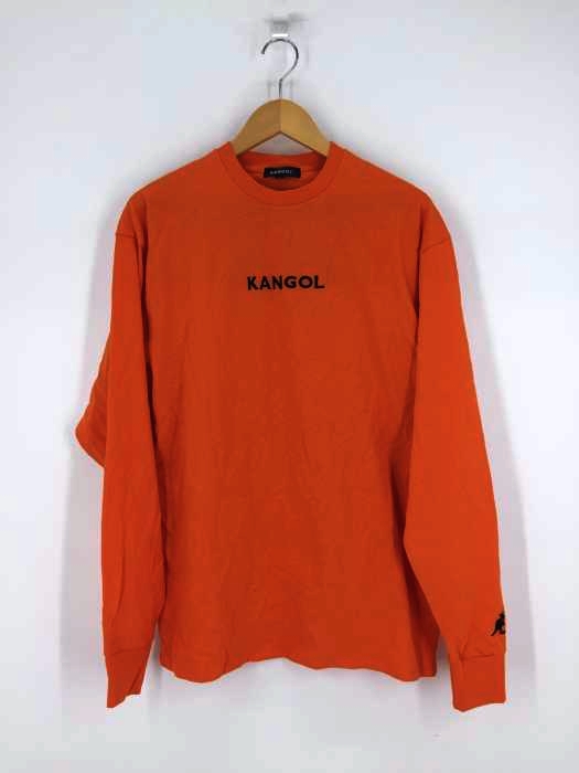 KANGOL（カンゴール） 別注ロゴ刺繍 L/S オーバーサイズカットソー メンズ トップス