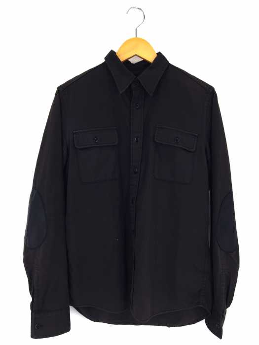 Davit MEURSAULT(ダヴィットモルソー) エルボーパッチ 長袖シャツ メンズ トップス