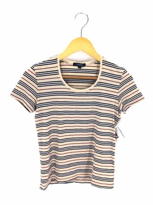 BURBERRY LONDON（バーバリーロンドン） Uネックボーダーカットソー レディース トップス