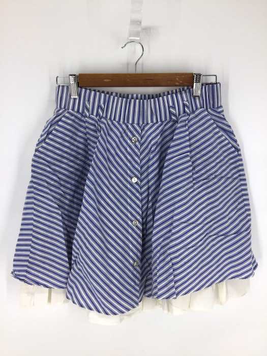 ZARA WOMAN （ザラ ウーマン） ストライプ柄レイヤードスカート レディース スカート