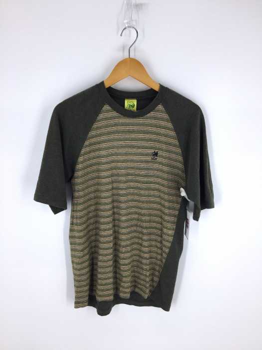 ZION(ザイオン) ボーダー柄ラグランTシャツ メンズ トップス