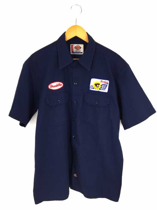 Dickies （ディッキーズ） ワッペンショートスリーブワークシャツ メンズ トップス