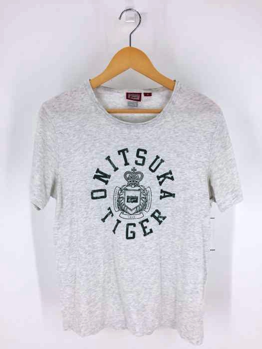 ONITSUKA TIGER(オニツカタイガー) フロントロゴプリントTシャツ メンズ トップス