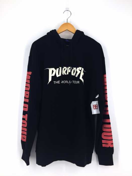 H&M（エイチアンドエム） PURPOSE プリントプルオーバーパーカー メンズ トップス