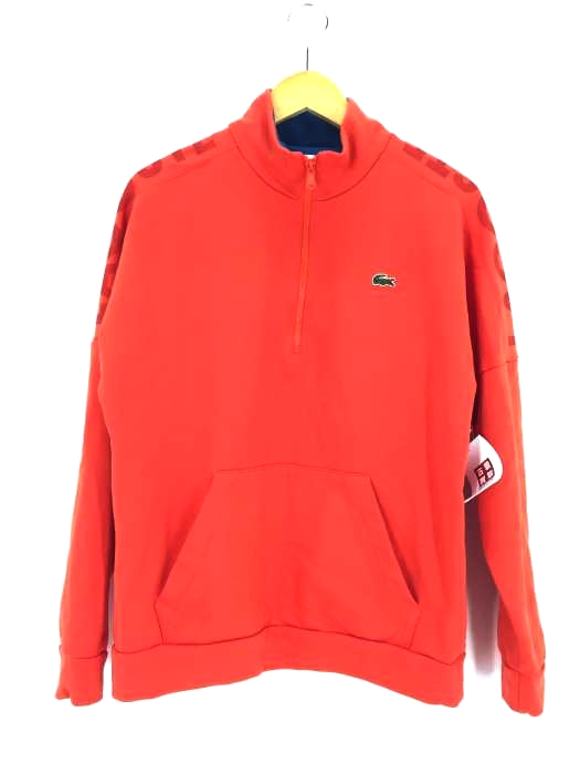 LACOSTE SPORT(ラコステスポーツ) ショルダープリント ハーフジッププルオーバースウェット メンズ トップス