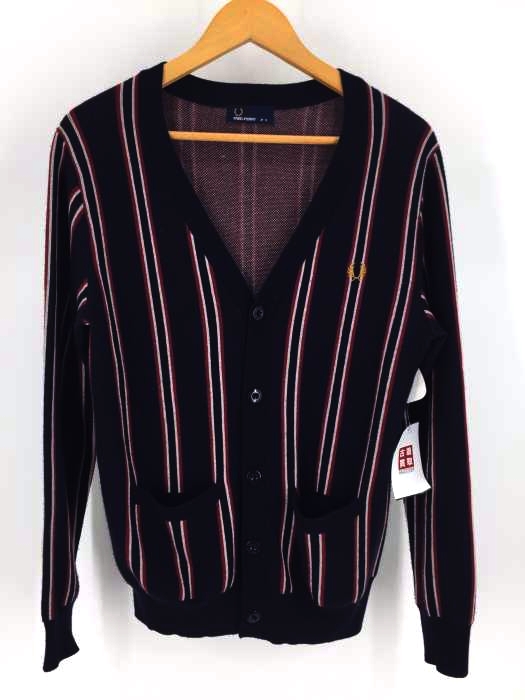 FRED PERRY（フレッドペリー） V-NECK JAQUARD CARDIGAN メンズ トップス