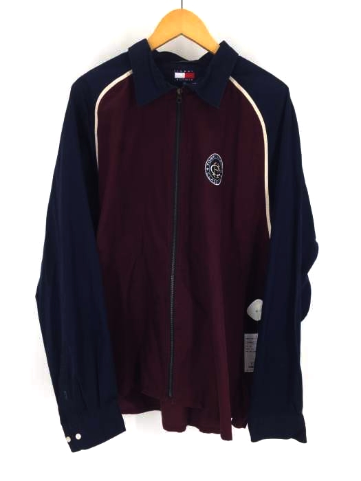 TOMMY HILFIGER（トミーヒルフィガー） オーバーサイズ ジップシャツ メンズ トップス