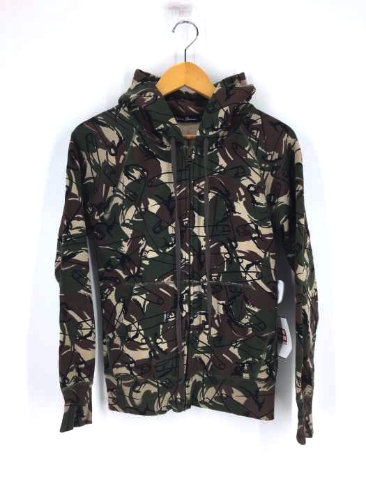 ヒステリックグラマー カモフラ ジップアップ パーカー HYSTERIC GLAMOUR（ヒステリックグラマー） カモフラ ジップ