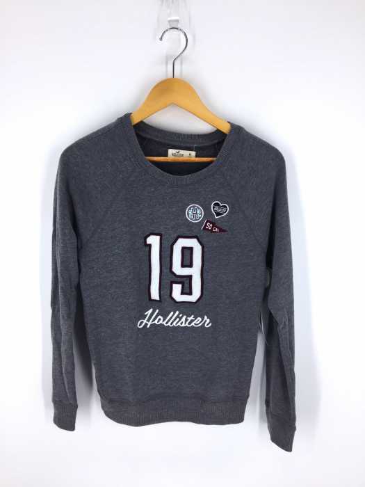 hollister(ホリスター) ワッペン刺繍クルーネックスウェット レディース トップス