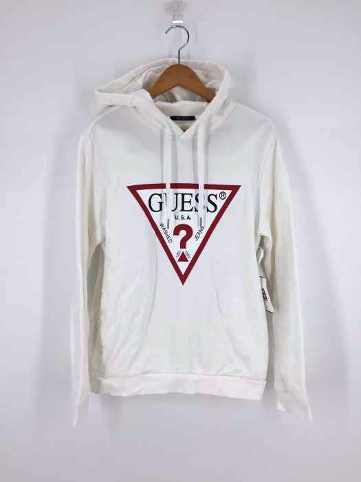 GUESS（ゲス） プリント プルオーバーパーカー メンズ トップス