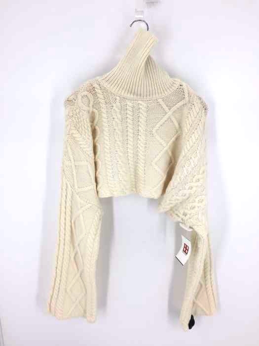 ELIN（エリン） Cable cropped knit レディース トップス