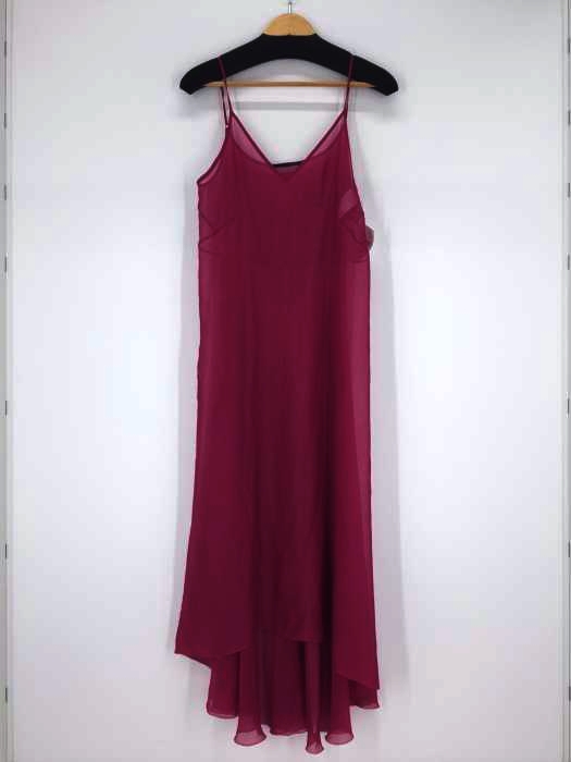 styling/ kei shirahata（スタイリング ケイシラハタ） Chiffon Dress フーシャピンクシースルーワンピース レディース ワンピース