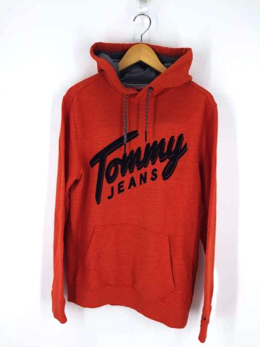 tommy jeans(トミージーンズ) ロゴプリントプルオーバーパーカー メンズ トップス