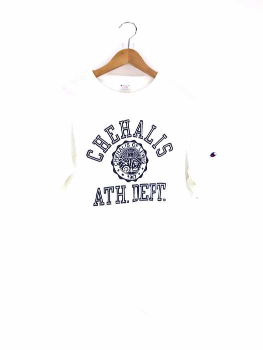 Champion (チャンピオン) プリントクルーネックスウェットTシャツ メンズ トップス