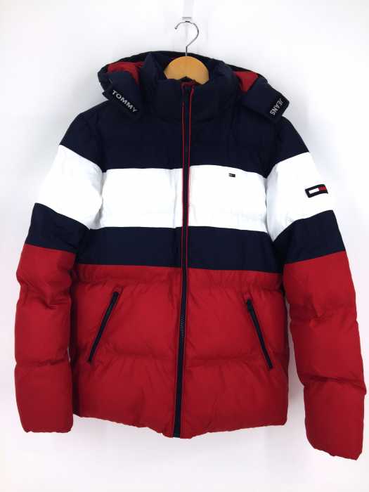tommy jeans（トミージーンズ） フード付きダウンジャケット メンズ アウター