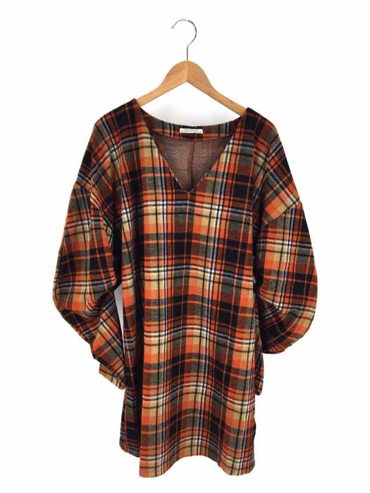 ZARA trafaluc（ザラトラファルック） タータンチェックネルワンピース レディース ワンピース
