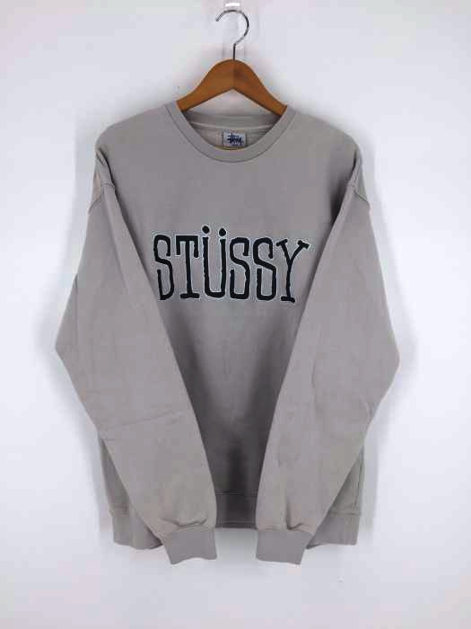 Stussy(ステューシー) 刺繍ロゴプルオーバースウェット メンズ