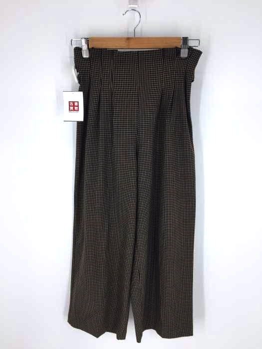 ZARA WOMAN(ザラ ウーマン) チェック柄ガウチョパンツ レディース パンツ
