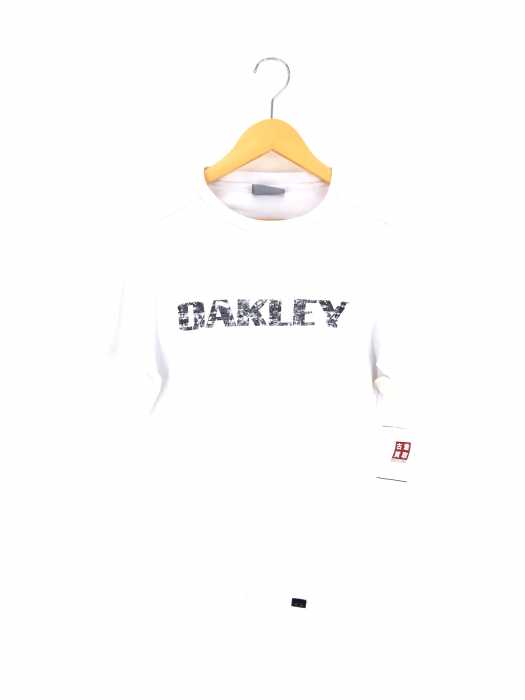 OAKLEY（オークリー） フロントロゴプリントクルーネックカットソー メンズ トップス