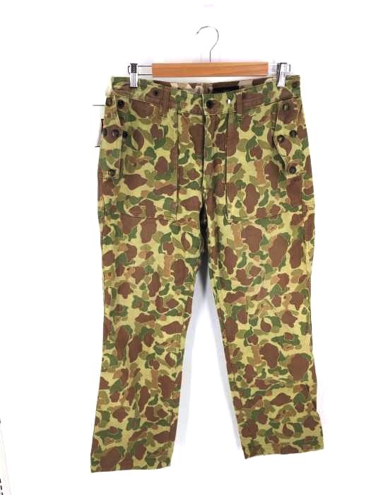 WASTE TWICE(ウエストトゥワイス) カモ柄 リバーシブル ベイカーパンツ メンズ パンツ