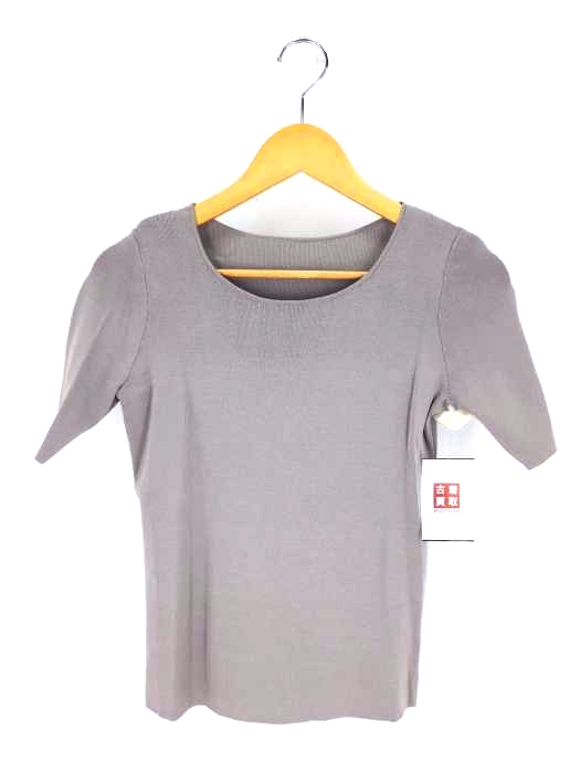 N.NATURAL BEAUTY BASIC(エヌナチュラルビューティーベーシック) 総針クルーネックプルオーバー レディース トップス