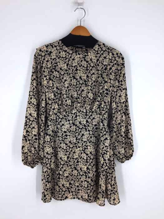ZARA（ザラ） 花柄長袖ワンピース レディース ワンピース