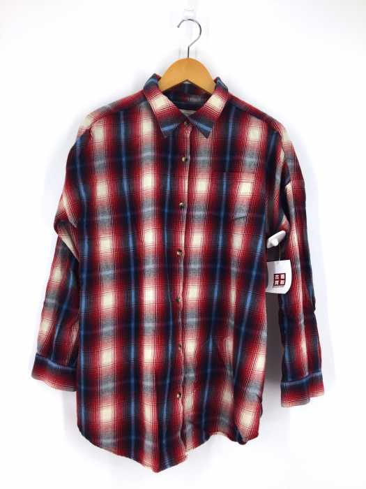 Ungrid (アングリッド) ワイドシルエットチェックネルシャツ レディース トップス