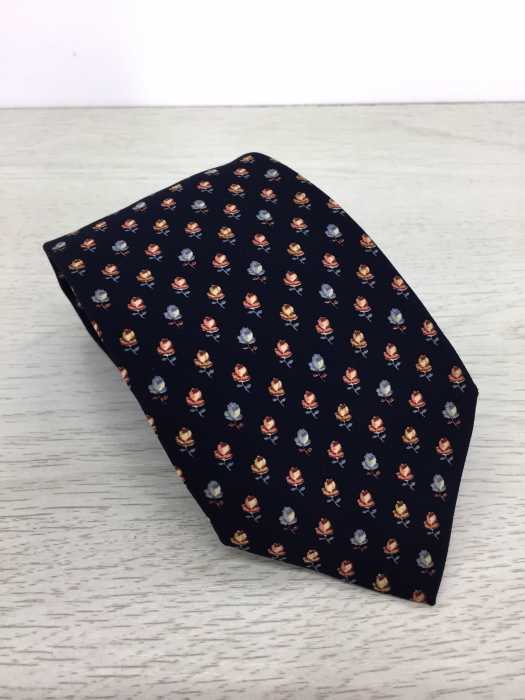 Yves Saint Laurent（イヴサンローラン） 花柄シルクネクタイ メンズ ファッション雑貨