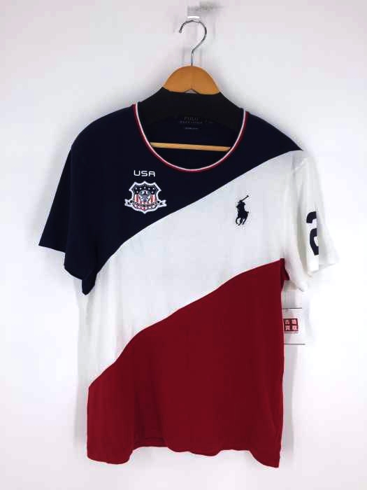 POLO RALPH LAUREN（ポロラルフローレン） ポニー刺繍 トリコカラークルーネックTシャツ メンズ トップス
