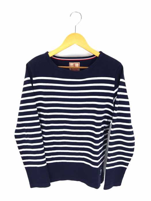 BARACUTA（バラクータ） ボーダーボートネックカットソー メンズ トップス