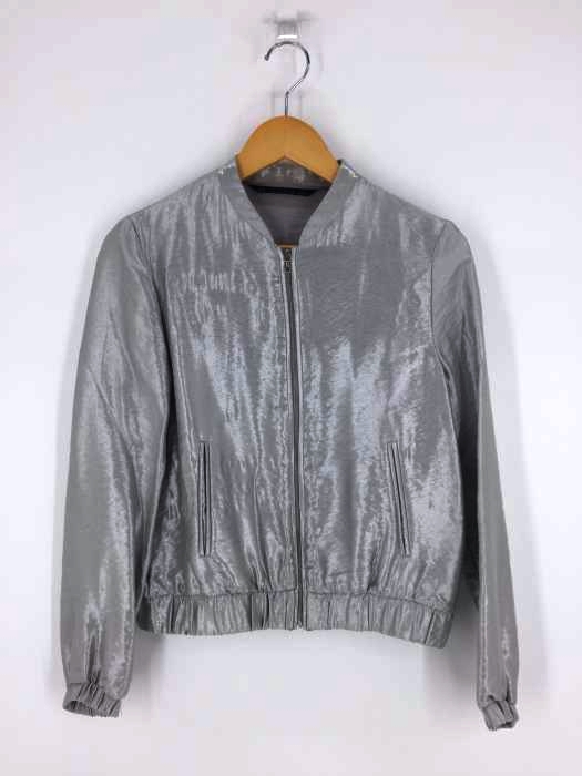ZARA BASIC（ザラベーシック） レーヨン混ジップアップブルゾン レディース アウター