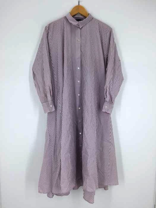 Mizuiro Ind ミズイロインド ストライプフレアシャツワンピース レディース ワンピース ブランド古着買取販売バズストア