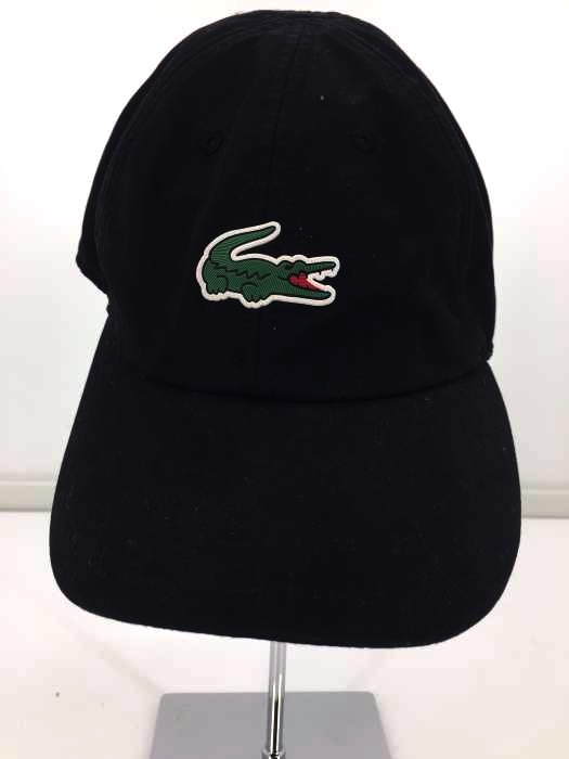 LACOSTE SPORT（ラコステスポーツ） ラバーロゴパッチ付き 6パネルキャップ メンズ 帽子