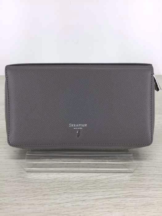 SERAPIAN（セラピアン） ラウンドジップ ウォレット メンズ 財布・ケース