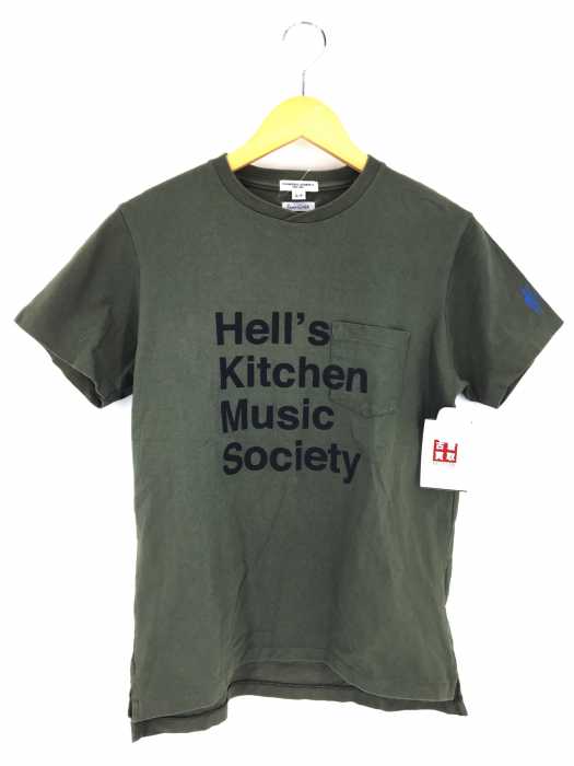 Engineered Garments (エンジニアードガーメンツ) SUN HOUSE別注 Printed Cross Crew Neck T-shirt メンズ トップス