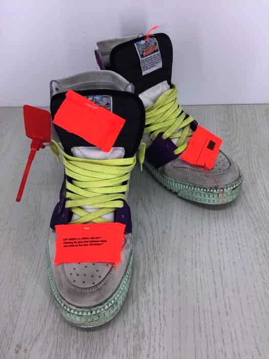 OFF-WHITE(オフホワイト) O f f-Court 3.0 ハイカットスニーカー メンズ シューズ